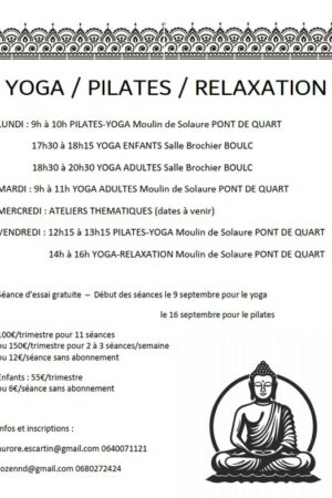 Affiche Yoga-Pilates