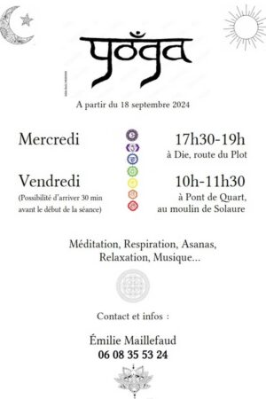 Affiche Yoga Emilie